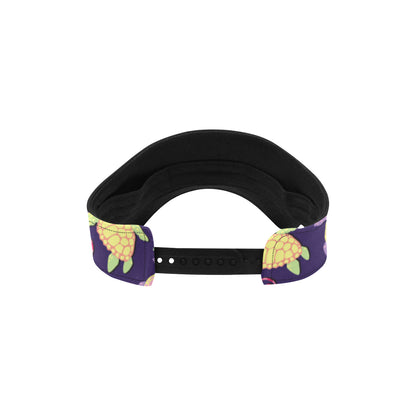 Sea Turtle Color Smile Unisex Sun Visor