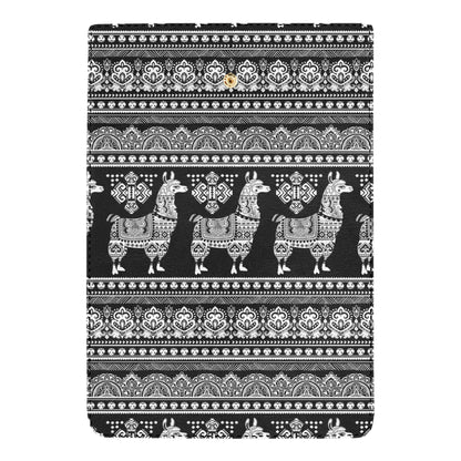 Llama Aztec Style Pattern Print Design 01 Women's Trifold Wallet
