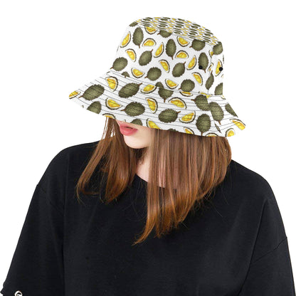 Durian Pattern Print Design DR03 Unisex Bucket Hat