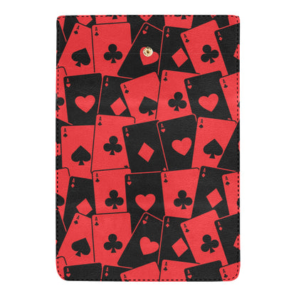 Poker Cards Pattern Print Design A01 Women's Trifold Wallet