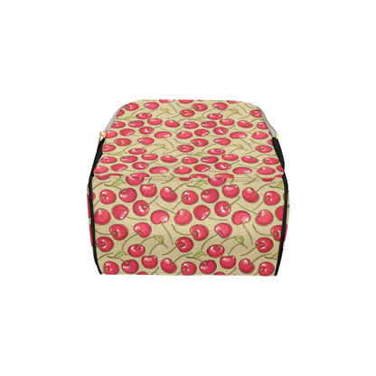 Cherry Pattern Print Design CH05 Diaper Bag Backpack