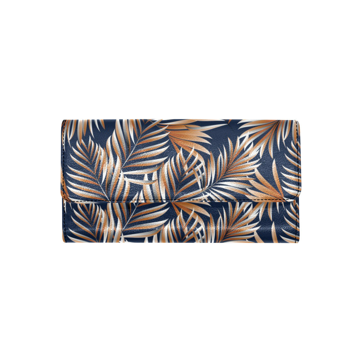 Tropical Flower Pattern Print Design TF07 Women's Trifold Wallet