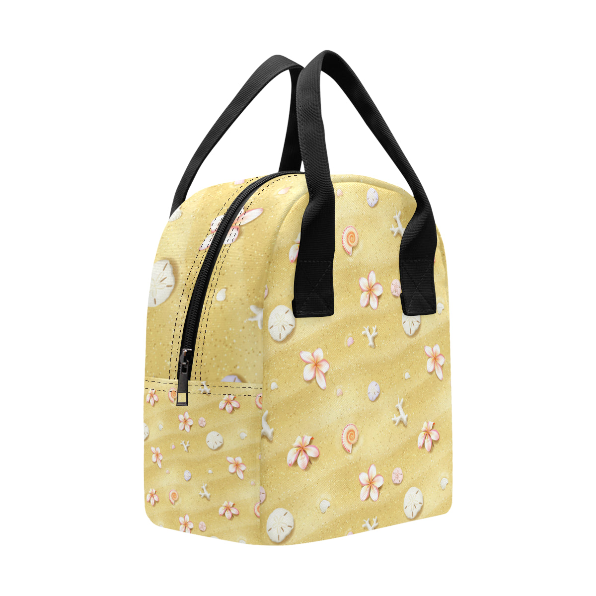 Beach Theme Print Insulated Lunch Bag