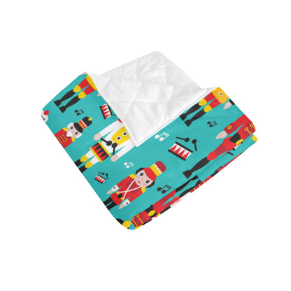 Nutcracker Pattern Print Design A03 Premium Quilt