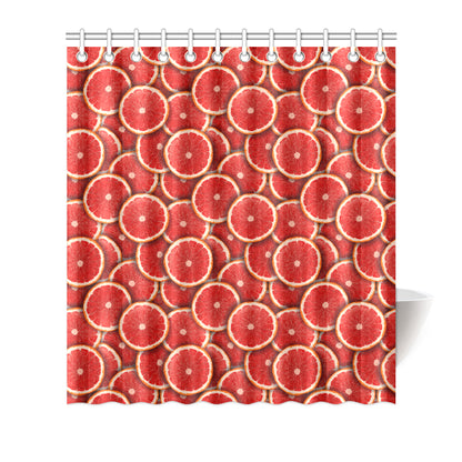 Grapefruit Pattern Print Design GF05 Shower Curtain