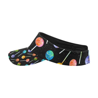 Lollipop Pattern Print Design LL04 Unisex Sun Visor