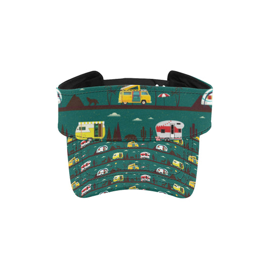 Camper Pattern Print Design 05 Unisex Sun Visor