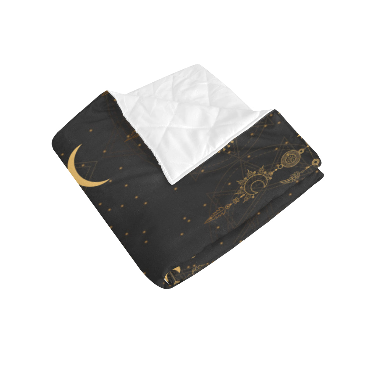 Sun Moon Boho Style Premium Quilt