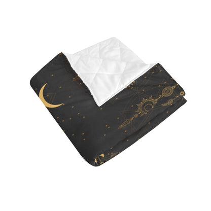 Sun Moon Boho Style Premium Quilt