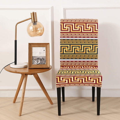 Ancient Greek Pattern Print Design LKS302 Dining Chair Slipcover
