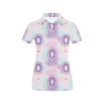Leo Pattern Print Design 03 Women's Polo Shirt