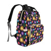 Firework Print Design LKS305 Diaper Bag Backpack