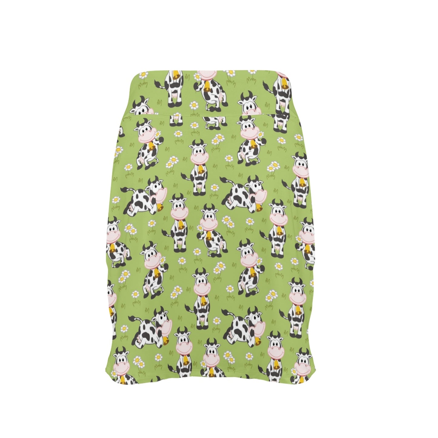 Cattle Print Design LKS401 17" Golf & Pickleball Skort with Pockets