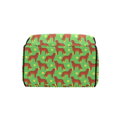 Setters Irish Print Design LKS302 Diaper Bag Backpack
