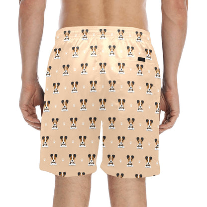 Russell Terriers Print Design LKS3011 Men's Swim Trunks Beach Shorts
