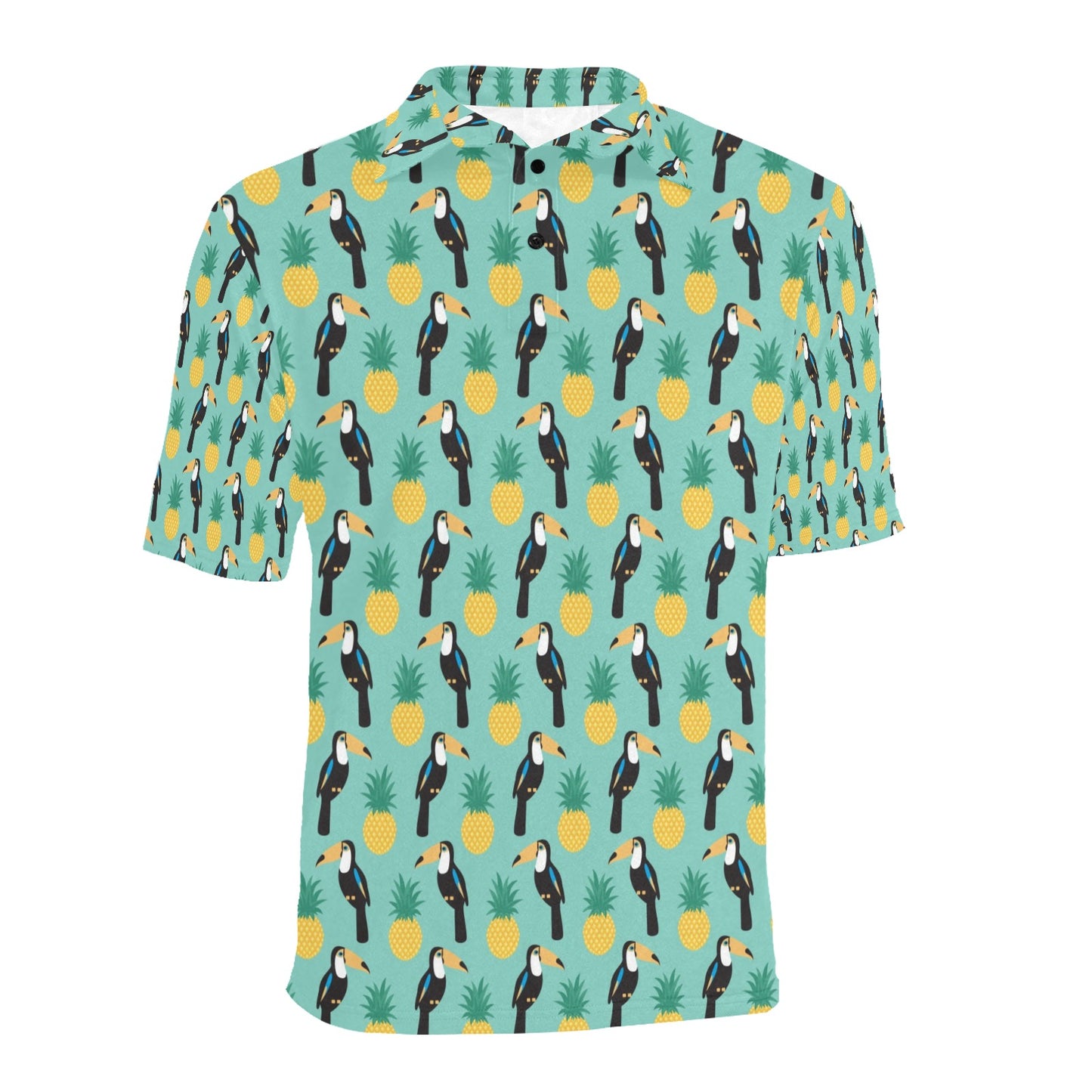 Toucan Print Design LKS301 Men Polo Shirt