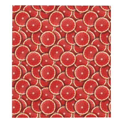 Grapefruit Pattern Print Design GF05 Premium Quilt