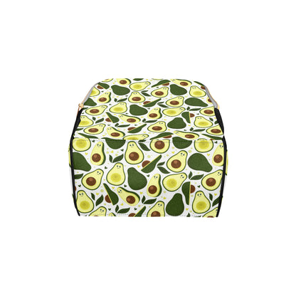 Avocado Pattern Print Design AC06 Diaper Bag Backpack