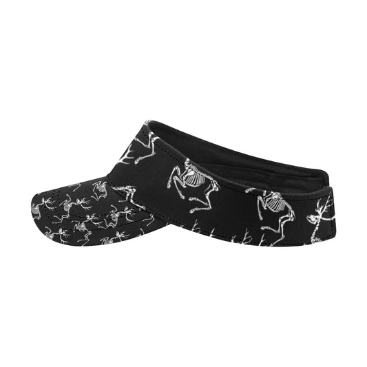 Deer Skeleton Print Pattern Unisex Sun Visor