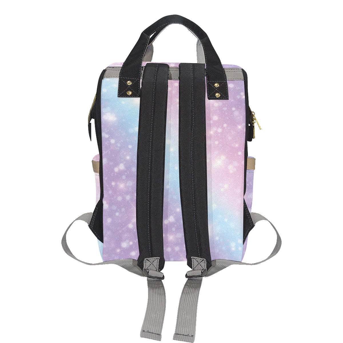 Cosmic Pastel Pattern Print Design 02 Diaper Bag Backpack