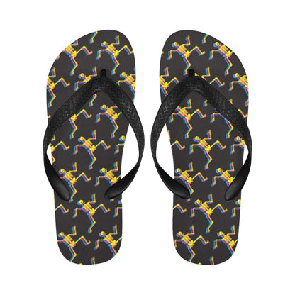 Skeleton Skeleton 3D Print Design LKS301 Flip Flops