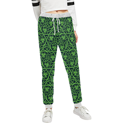 Shamrock Themed Print Unisex Sweatpants