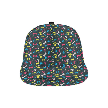 Paw Design Print Snapback Cap