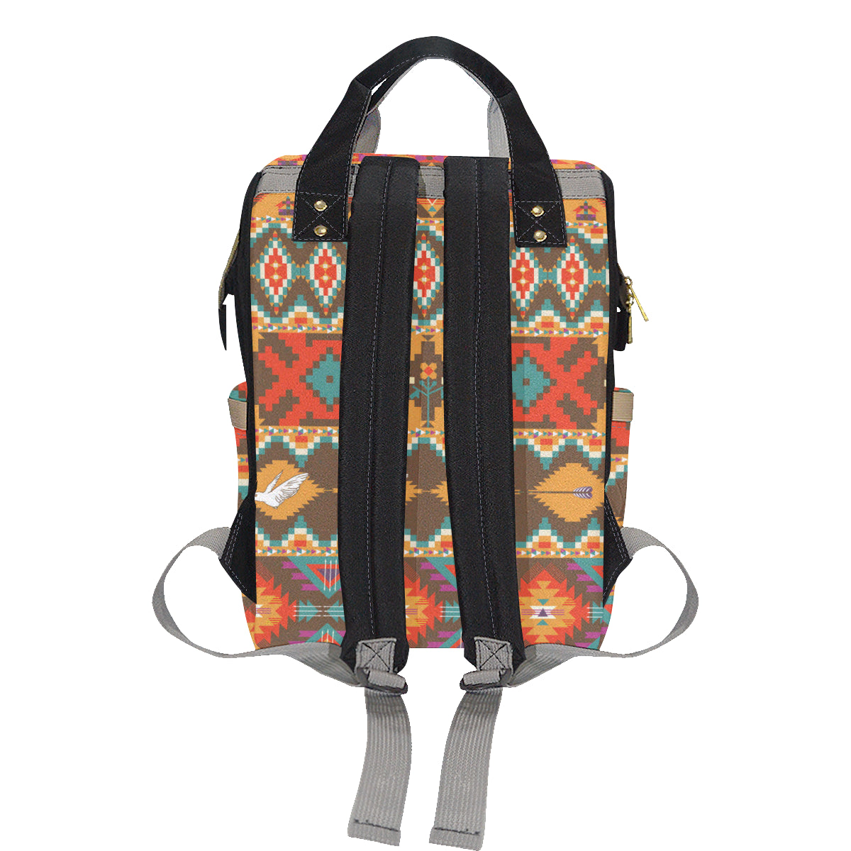 Native Pattern Print Design A01 Diaper Bag Backpack