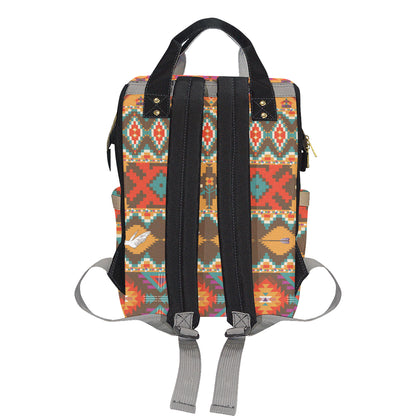 Native Pattern Print Design A01 Diaper Bag Backpack