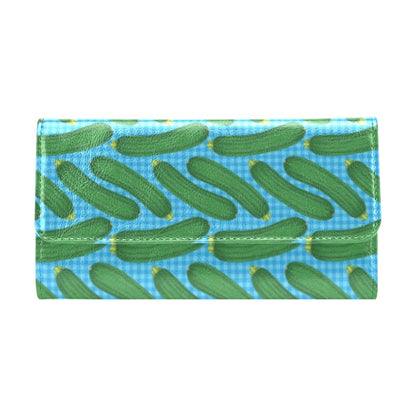 Zucchini Print Design LKS301 Women's Trifold Wallet