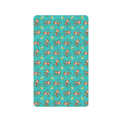 Monkey Banana Design Themed Print Rubber Doormat