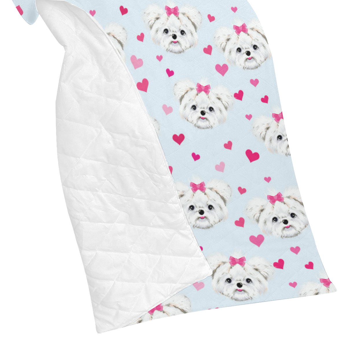 Maltese Pattern Print Design 03 Premium Quilt