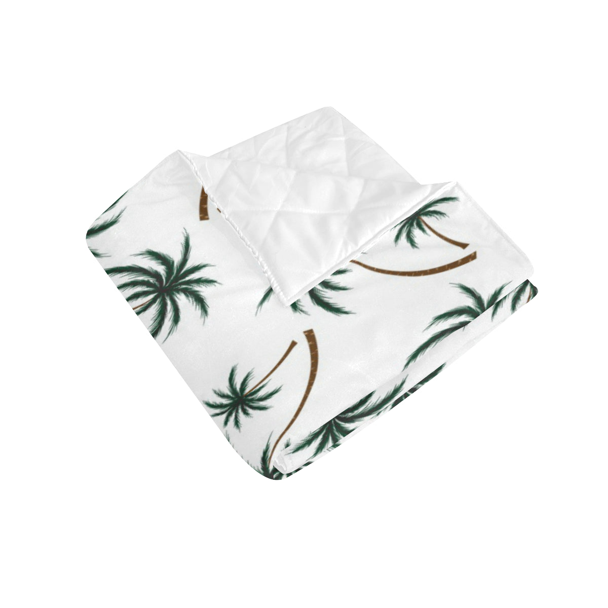 Palm Tree Pattern Print Design PT07 Premium Quilt