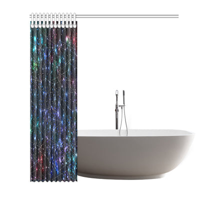 Cosmic Pattern Print Design 01 Shower Curtain