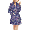 Butterfly Print Design LKS303 Women's Fleece Robe