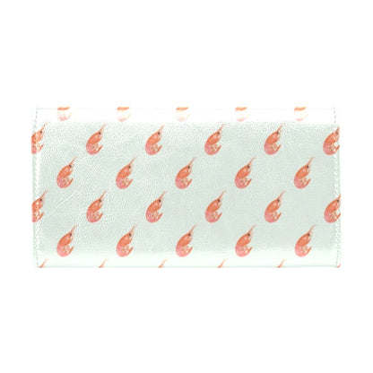 Shrimp Print Design LKS304 Women's Trifold Wallet
