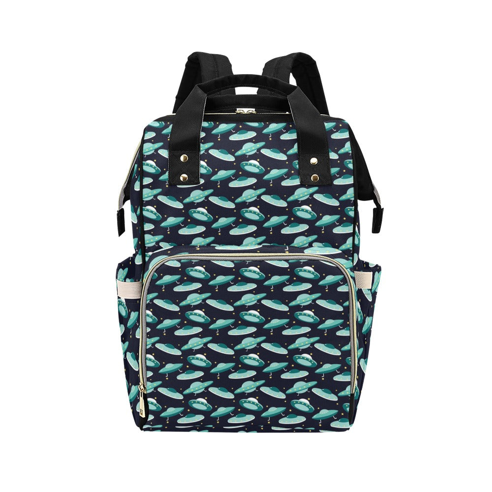 UFO Print Design LKS304 Diaper Bag Backpack