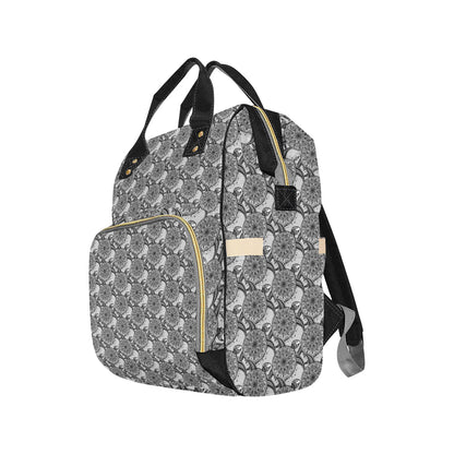 Tribal Turtle Polynesian Themed Print Diaper Bag Backpack