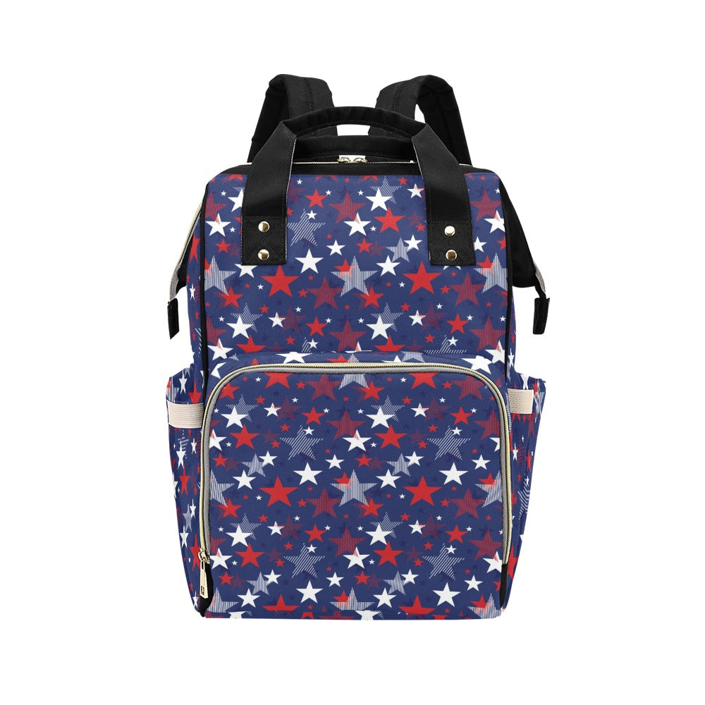 Star Print Design LKS304 Diaper Bag Backpack