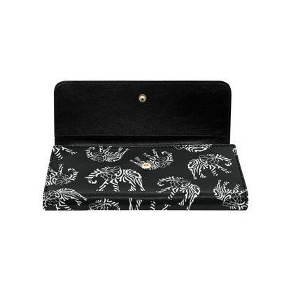 Elephant Tribal Women's Trifold Wallet