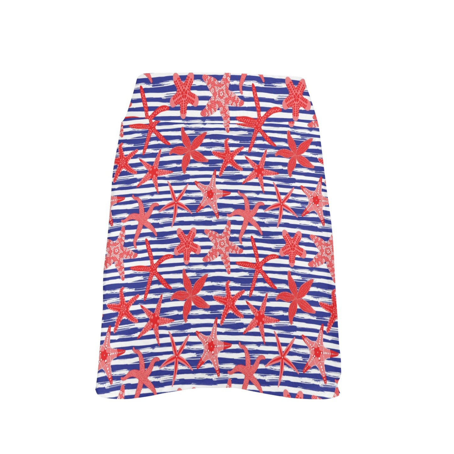 Starfish Print Design LKS401 17" Golf & Pickleball Skort with Pockets