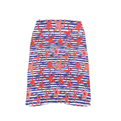 Starfish Print Design LKS401 17" Golf & Pickleball Skort with Pockets