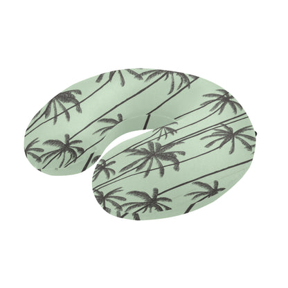 Palm Tree Pattern Print Design A04 U-Shaped Travel Neck Pillow