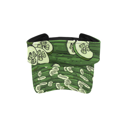 Cucumber Pattern Print Design CC01 Unisex Sun Visor