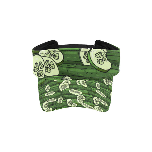 Cucumber Pattern Print Design CC01 Unisex Sun Visor