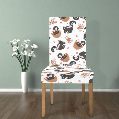 Skunk Print Design LKS304 Dining Chair Slipcover