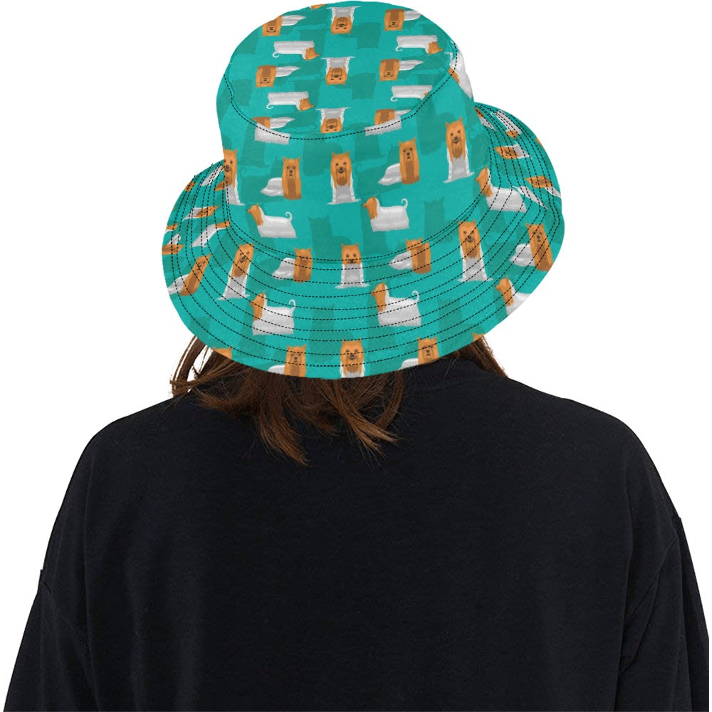 Silky Terriers Print Design LKS301 Unisex Bucket Hat