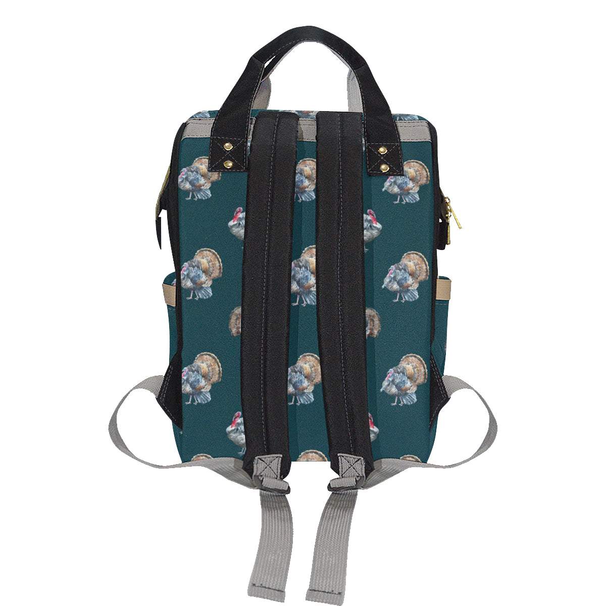 Turkey Pattern Print Design 03 Diaper Bag Backpack