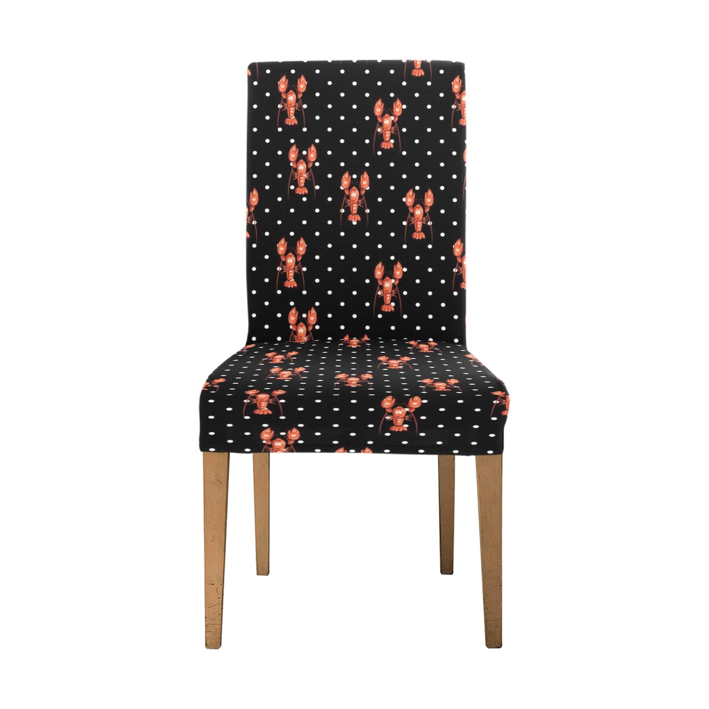 Lobster Print Design LKS401 Dining Chair Slipcover