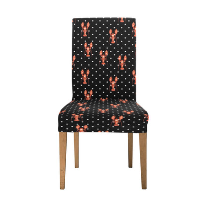 Lobster Print Design LKS401 Dining Chair Slipcover